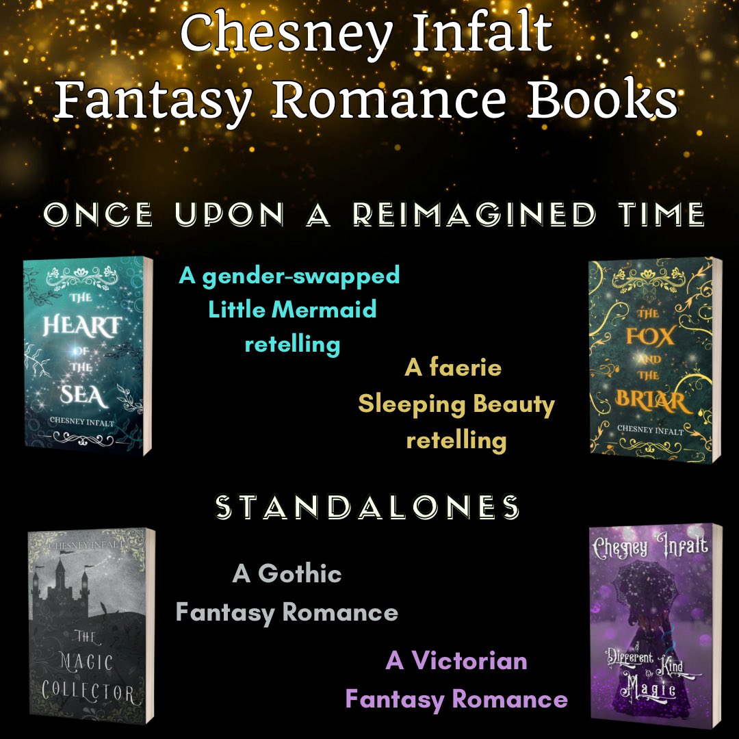 ChesneyInfalt's tweet image. Here are my books! They range from no spice to closed door, and all are available on Kindle Unlimited. You can get signed copies with goodies from my Etsy shop! (🔗 in B1o)

P. S. The Magic Collector has 8 character artworks in the book, and the audiobook is available on Audible!