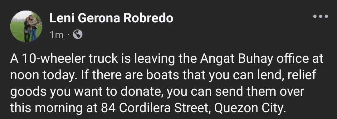 JMR_Foundation's tweet image. For those who want to provide relief goods and other in-kind donations for #KristinePH victims in Naga City and Bicol, you may send them to Angat Buhay office in 84 Cordillera St., Quezon City. 

#BangonNaga
#ReliefPH