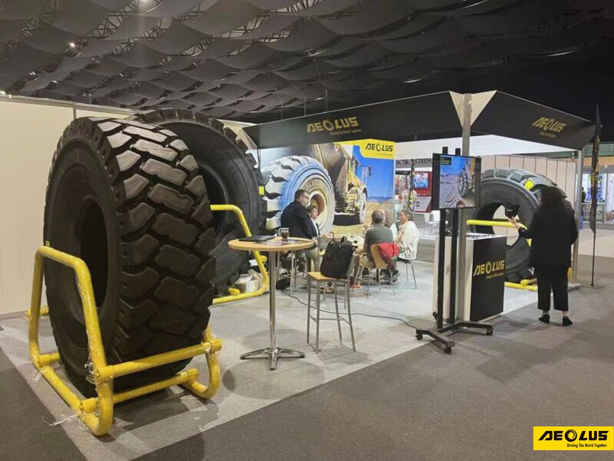 OffTyre2041's tweet photo. Aeolus exhibited at Mining and Minerals Hall (MMH) during Oct. 15-17! #weowntheoffroad #aeolustyre https://t.co/SUQeR3au5U