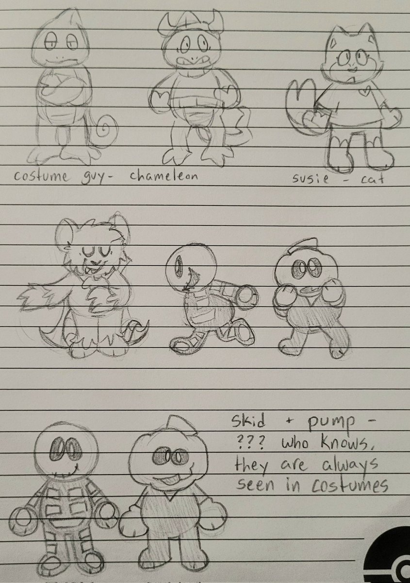 doveytunes's tweet photo. couple more designs. and the kids finally! they are basically the same just shaped a little differently and they have paws
#spookytreefriends #smstf https://t.co/KUAW4JO0Ew