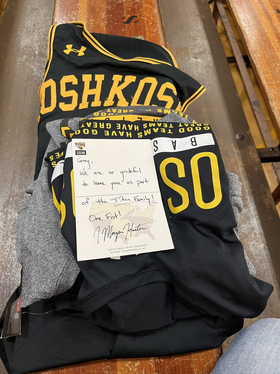 GUnit_81's tweet photo. A massive shout out to the @UWOMBB team. Every player thanked me for stopping in and shook my hand and I’ve got UWO attire including a jersey to bring back to Vegas. Proud to be an alumni of such a great university! https://t.co/lP0wHpxgOP