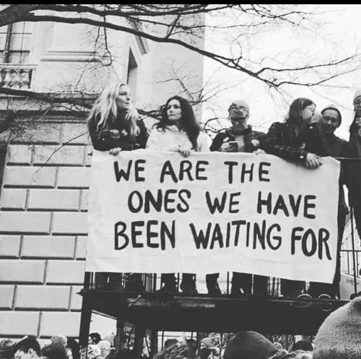 We are once again the cavalry. No one is coming to save us.