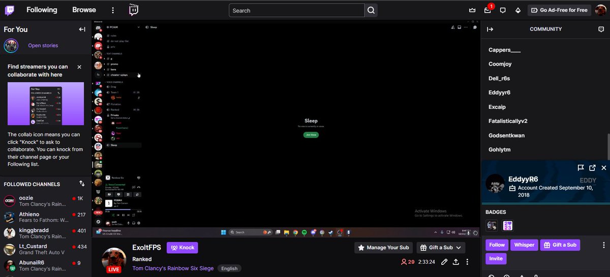 getting stream sniped by pros in year 9 ranked is patthetic