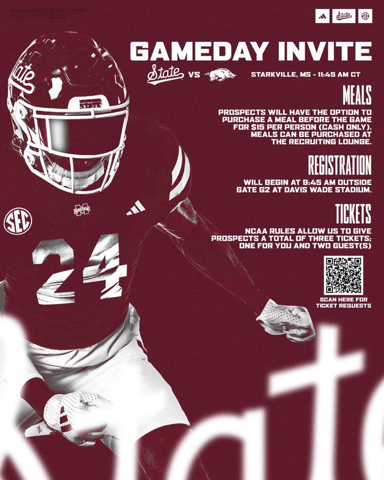 Cagan Hurley5️⃣7️⃣ (@caganhurley57) on Twitter photo AGTG big thanks to Mississippi state for a game day invite I am beyond blessed and thankful for this opportunity <a href="/PanthersJH/">Pikeville Junior High Football</a> <a href="/HailStateFB/">Mississippi State Football</a> <a href="/DawgRecruits3/">Hail State Recruiting</a> 🙏🏽 AGTG big thanks to Mississippi state for a game day invite I am beyond blessed and thankful for this opportunity <a href="/PanthersJH/">Pikeville Junior High Football</a> <a href="/HailStateFB/">Mississippi State Football</a> <a href="/DawgRecruits3/">Hail State Recruiting</a> 🙏🏽