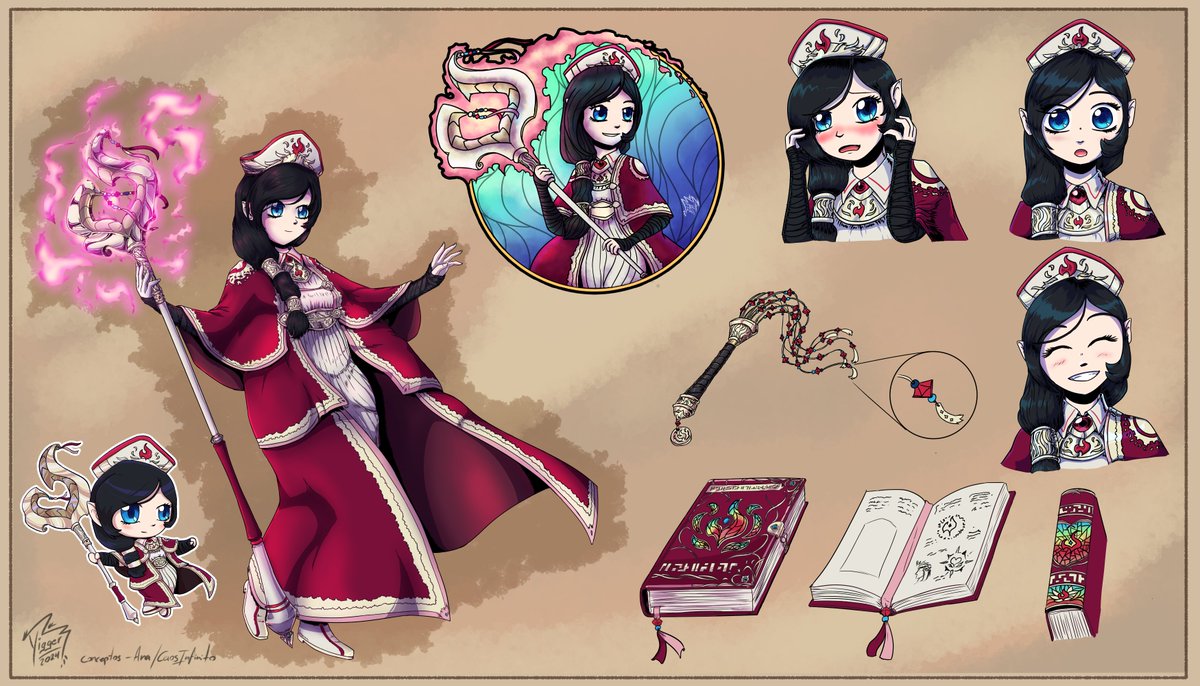 Finalmente terminado esta comm de  concept art de este personaje de un amigo de rol espero les guste nwn

#DnDcharacter  #Commission  #dndart