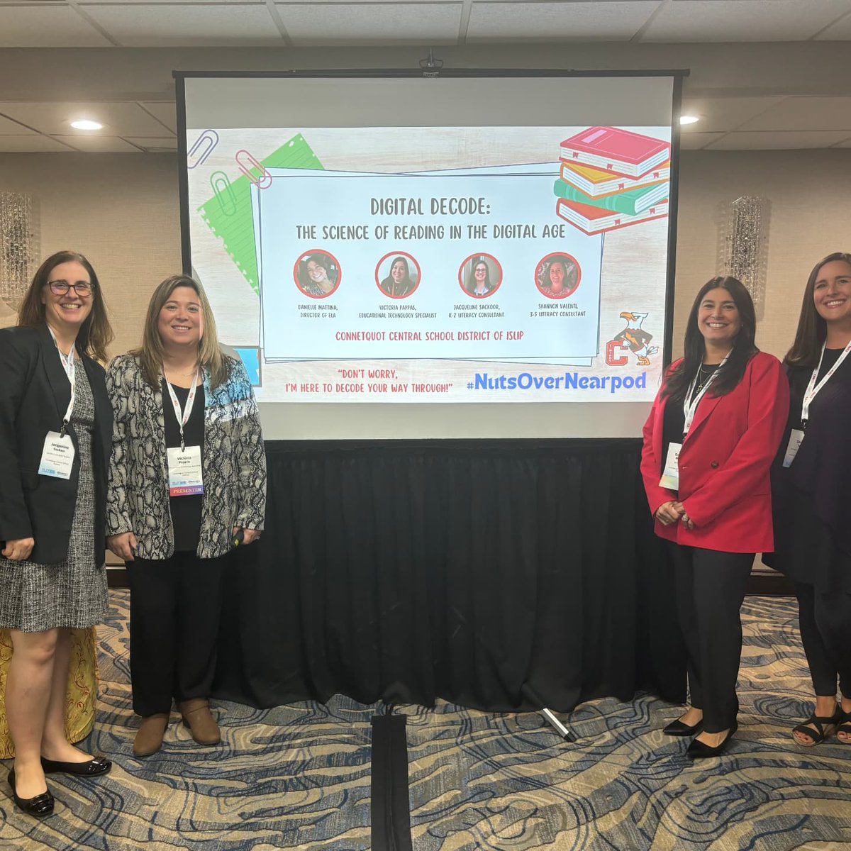 _victoriapappas's tweet photo. Long Island Technology Education Summit Conference 2024! Shout out to @krista4ray for the amazing partnership with our 1st session "Digital Decode" and @theipodteacher for our 2nd session "Swipe Right for Friendship!" @Pride_Pedagogy @ms_mattina #LITES @nearpod @BookCreatorApp https://t.co/6zH38XTmjk