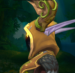 Schrei205's tweet photo. probably too late for anything to change, but the new tier 2 sets are very cool except I feel the hood for updated Stormrage really misses some key elements that make the OG so good

OG- shadow is much more natural, eyes are subtle. Hood covers all

New is harsh/bold/weird shape https://t.co/qJqiustzlw