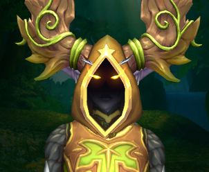 Schrei205's tweet photo. probably too late for anything to change, but the new tier 2 sets are very cool except I feel the hood for updated Stormrage really misses some key elements that make the OG so good

OG- shadow is much more natural, eyes are subtle. Hood covers all

New is harsh/bold/weird shape https://t.co/qJqiustzlw