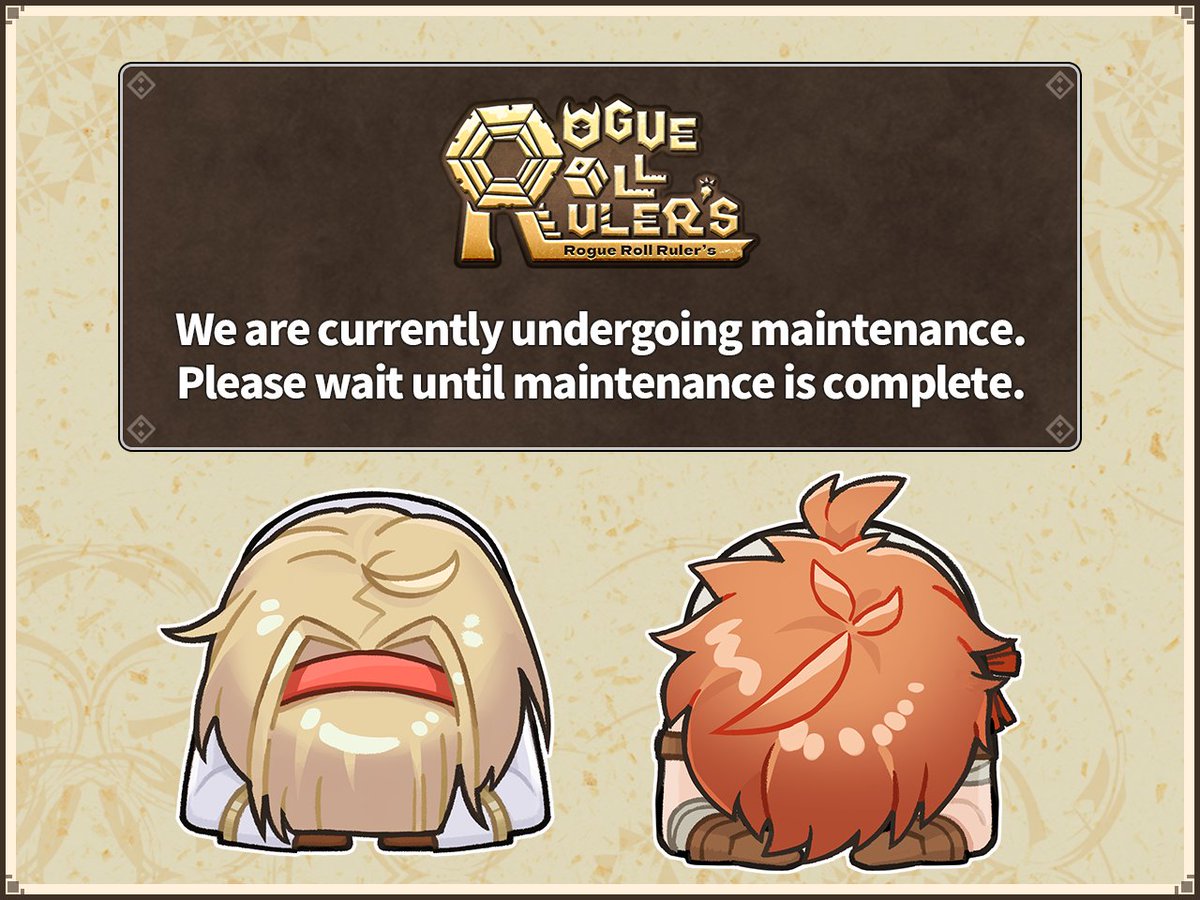 Maintenance has started.
Please wait for a while until it completes.

#R3EN #BCG #WEB3