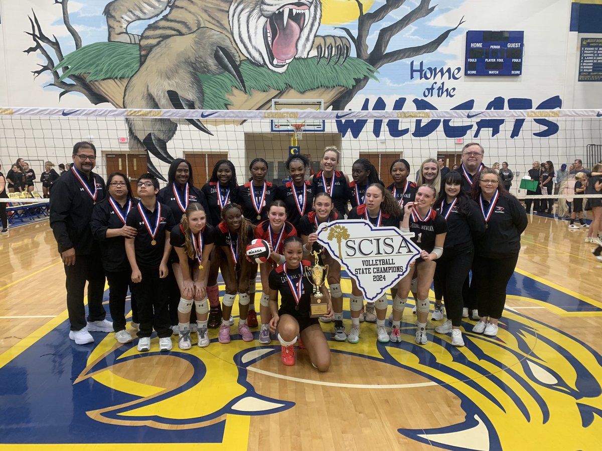 CNathletics1's tweet photo. Tremendous season for our Volleyball 🏐 Girls, Coach Dimapan and her staff!  

2024 SCISA 4A State Champions 

3 SCISA State Championships in a row and 4 out of the last 5!  

#BackTheBird https://t.co/IOqzkKhI2s