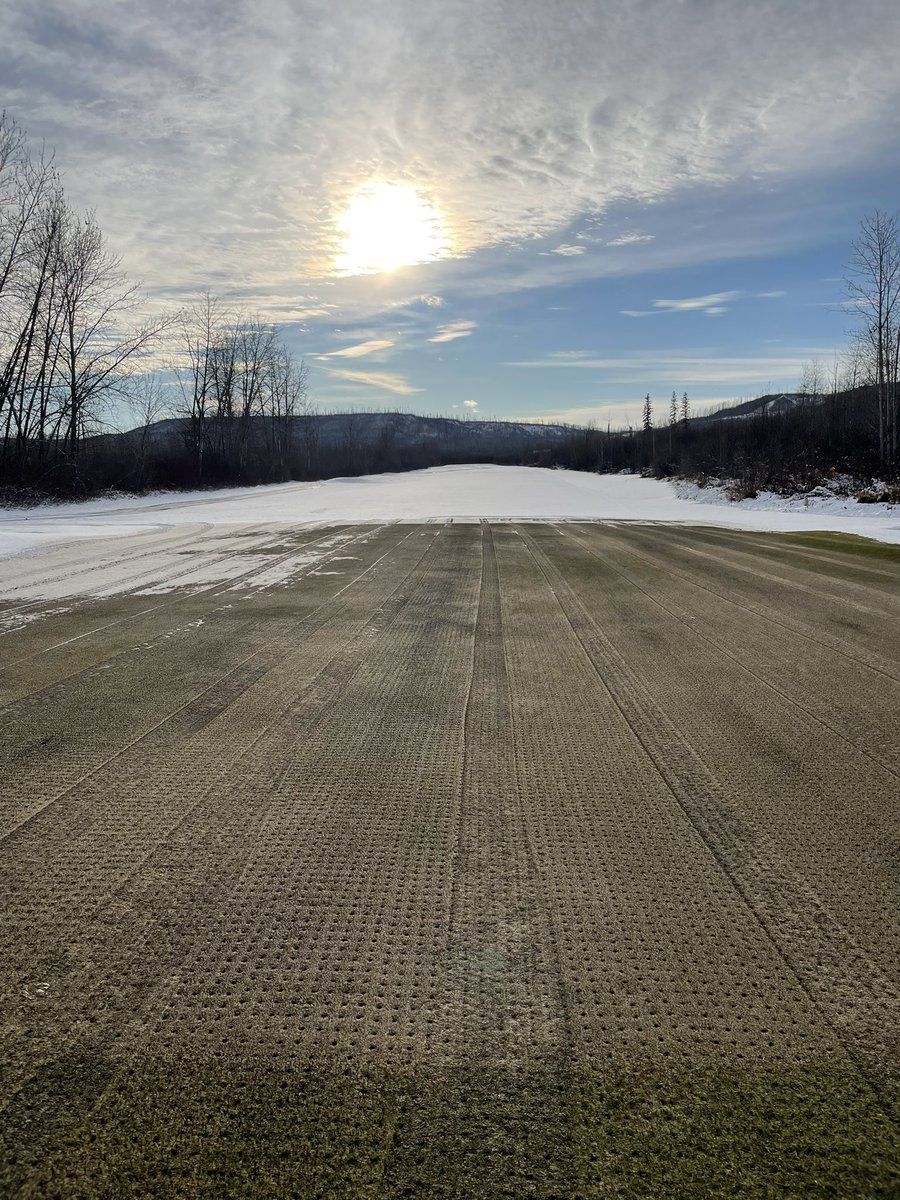 Hit with a blanket of white stuff <a href="/FMGolfClub/">Fort McMurray Golf Club</a> prior to the Ice Armour System going down. Trying futerra matting on some greens and DG Humic on some others to help clear things up. Amazing how fast this humic stuff works.  Earlier closing date will be a discussion for next year 😉
