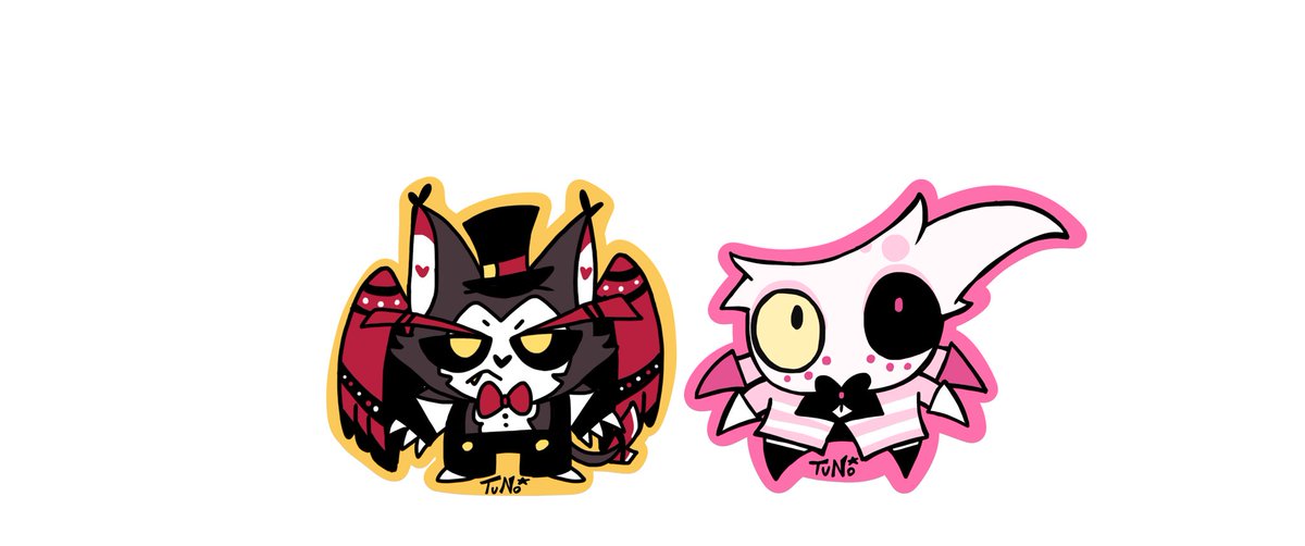 TunoToons's tweet photo. Mini Hazbins 
#Hazbin_Hotel https://t.co/dC9sCg5uGp