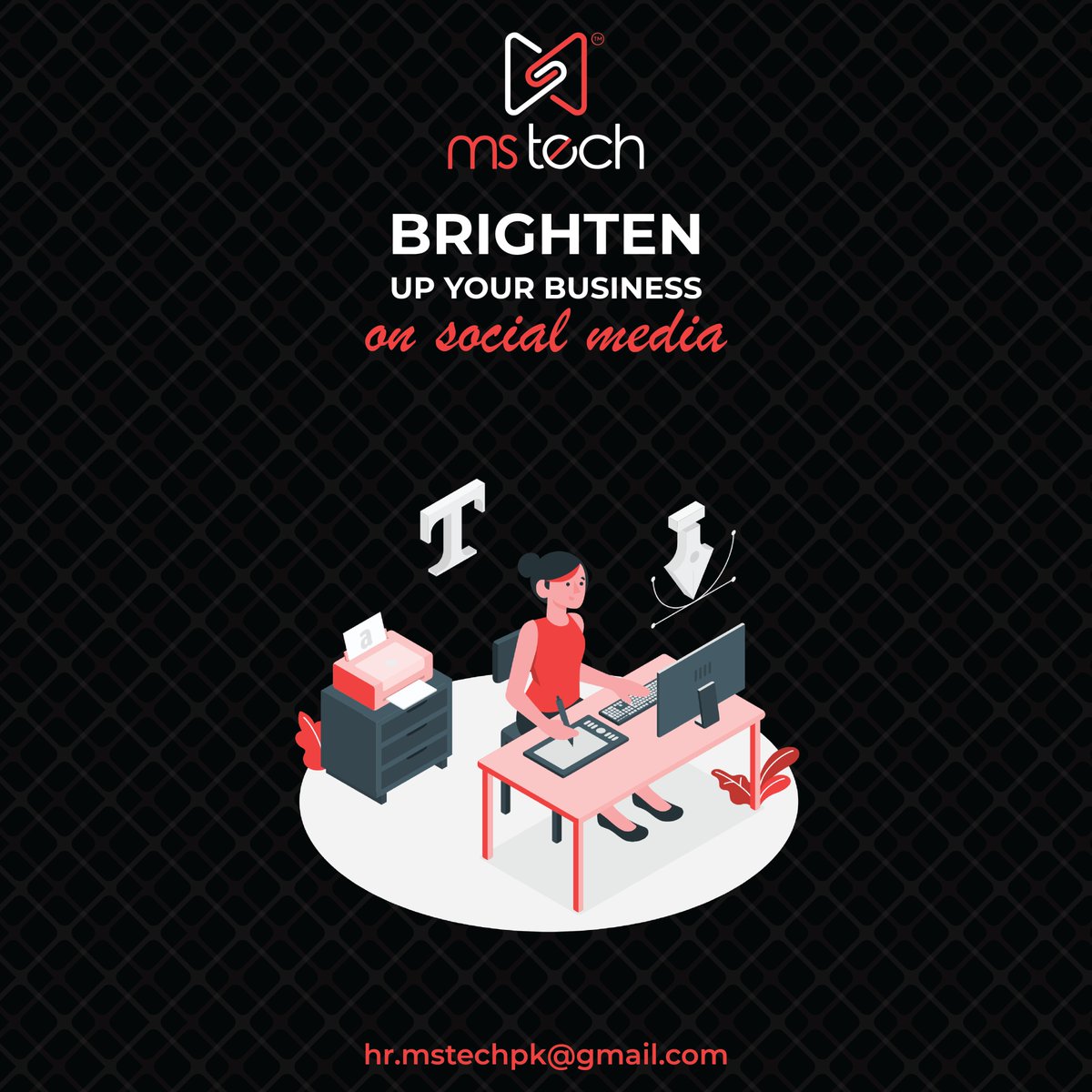 mstech_llc's tweet photo. Brighten up your business with powerful social media strategies! Let us help you boost your brand’s visibility and engagement online.

#SocialMediaMarketing #DigitalGrowth #BrandVisibility #BoostYourBusiness #OnlineEngagement #SocialMediaStrategy #DigitalSolutions #MsTechpk https://t.co/eqqSWQsYl0