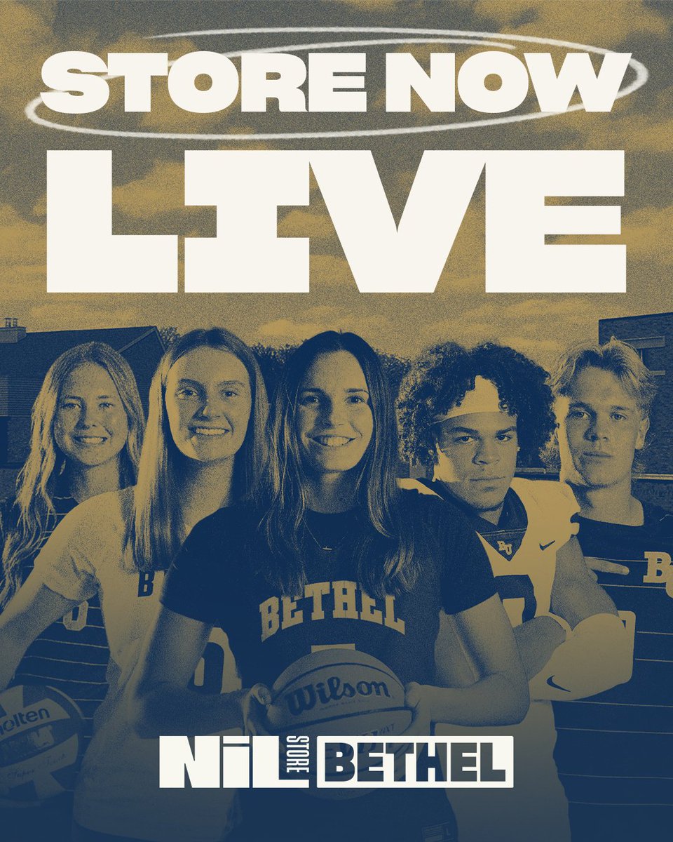 𝐍𝐈𝐋 𝐒𝐭𝐨𝐫𝐞 𝐋𝐚𝐮𝐧𝐜𝐡𝐞𝐝! 
Grab your favorite gear while supporting #BURoyals student-athletes with the official launch of the Bethel NIL Store! Read all about it and shop today!! 
MORE INFO: athletics.bethel.edu/.../general-be…...
SHOP NOW! >> nil.store/bethel
