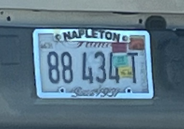 I’ve always wondered if there was any real reason to scatter your registration tags rather than keep them in the corner where they’re intended.  Anyone?