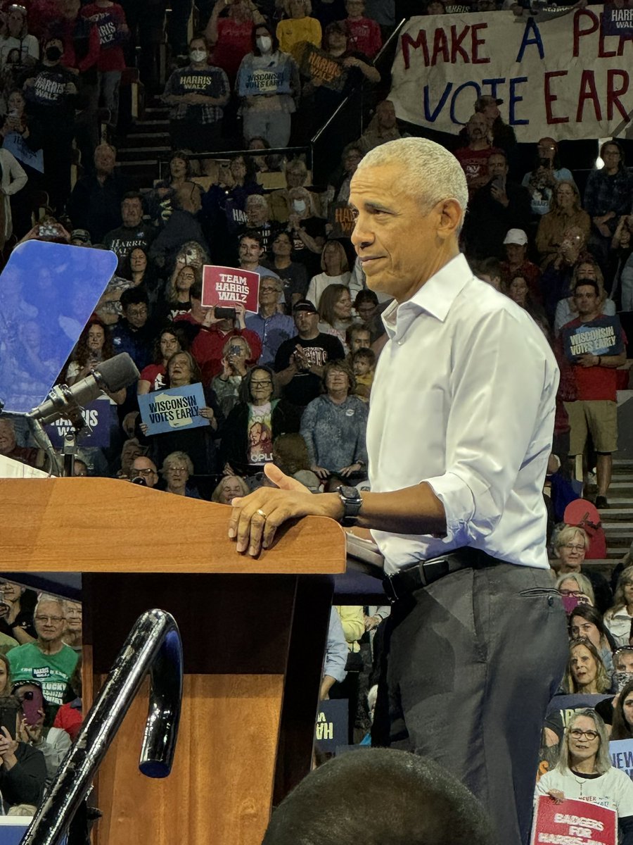 Mayor Satya Rhodes-Conway (@satyaformadison) on Twitter photo What a day! Thank you, <a href="/Tim_Walz/">Tim Walz</a> and <a href="/BarackObama/">Barack Obama</a> for coming to Madison to help turn out the early vote for <a href="/KamalaHarris/">Kamala Harris</a> ! It was an honor to share the stage with you and host of other amazing folks. Now let’s go #Vote ! What a day! Thank you, <a href="/Tim_Walz/">Tim Walz</a> and <a href="/BarackObama/">Barack Obama</a> for coming to Madison to help turn out the early vote for <a href="/KamalaHarris/">Kamala Harris</a> ! It was an honor to share the stage with you and host of other amazing folks. Now let’s go #Vote !