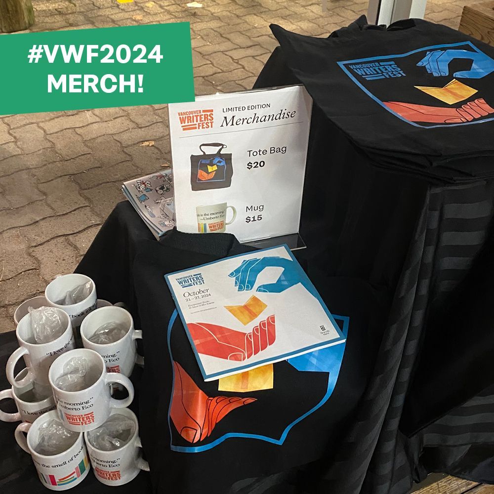 The pop-up Festival Bookstore is open all week, inside of Origins Coffee. Managed by our official bookseller <a href="/book_warehouse/">book_warehouse</a> / <a href="/BlackBondBooks1/">Black Bond Books</a>, the bookstore stocks all the featured books at #VWF2024, along with some exciting extras—like exclusive VWF merch! Open 10am–10pm.