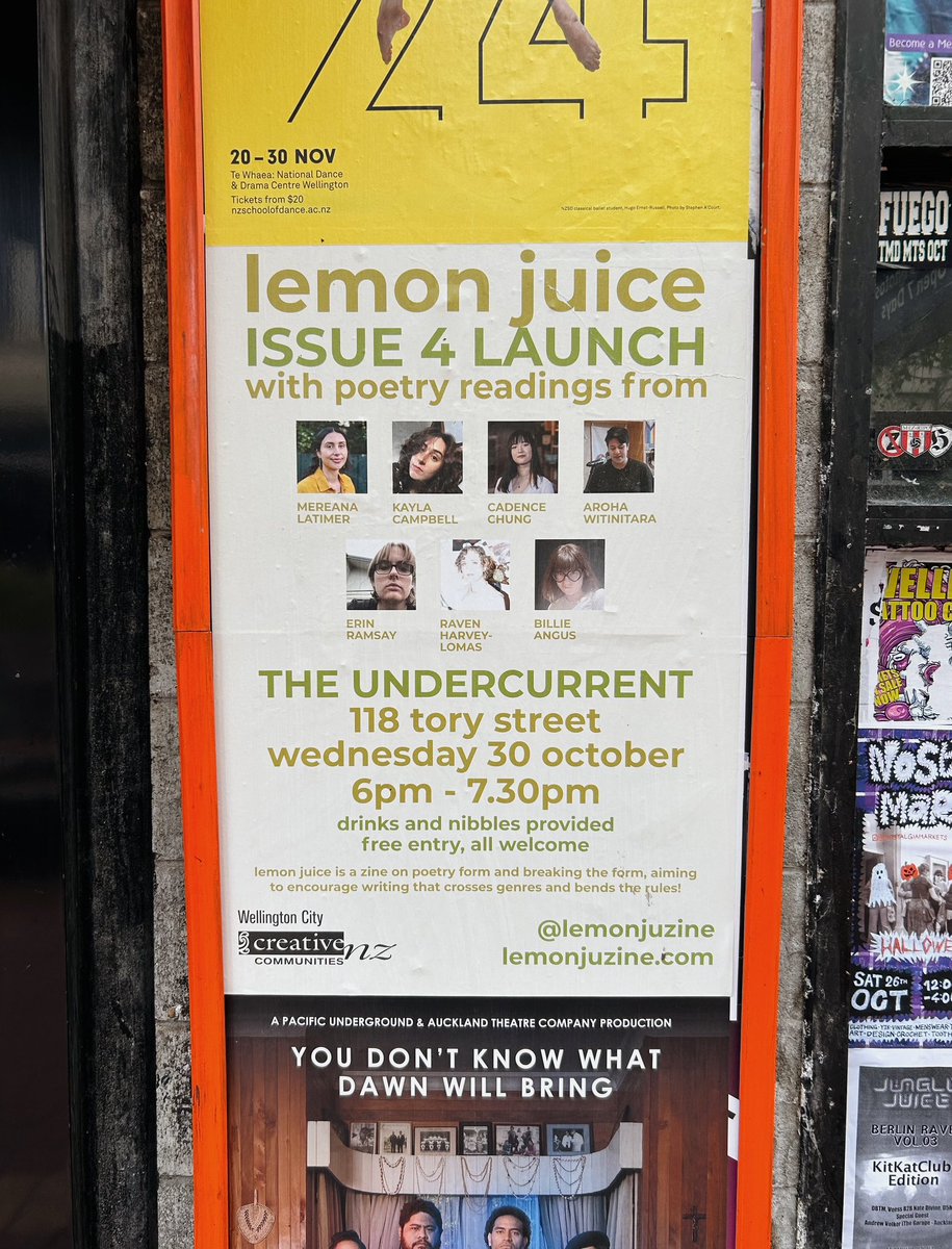 Lemon Juice Zine (@lemonjuzine) on Twitter photo Launch posters are up, thanks to <a href="/0800Phantom/">Phantom Billstickers</a>! One week to go until the Issue 4 launch! Tell all yer friends ๐๐ Launch posters are up, thanks to <a href="/0800Phantom/">Phantom Billstickers</a>! One week to go until the Issue 4 launch! Tell all yer friends ๐๐