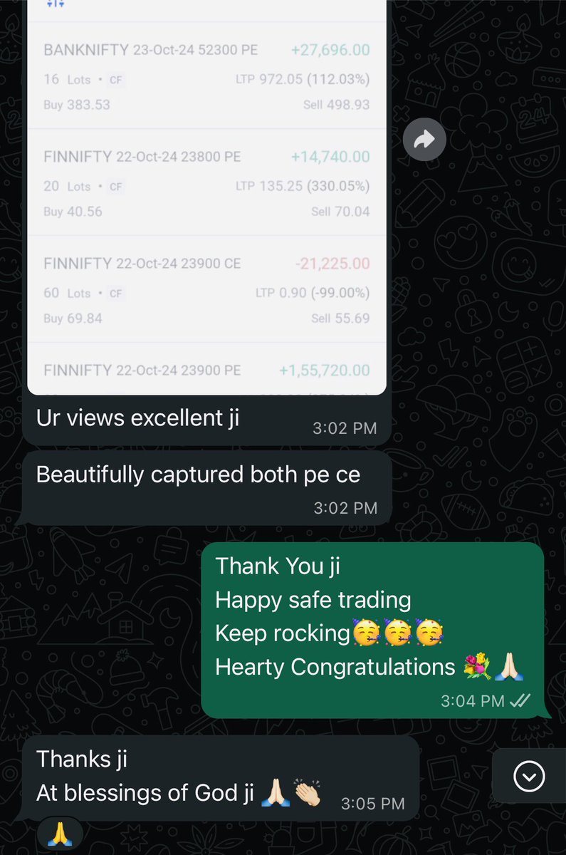 ipanammazhai's tweet photo. βοΈGOD is Great Testimonials from same #PanamMazhai Family member in various time intervals of the dayπ₯°ππ»
#VerifiedBySensibull #x #GIFTNIFTY #fii #dii #nse #bse #trading #BREAKING #JUSTIN #Trending #banknifty #nifty #finnifty #stockmarketcrash #stocks #ipo #forex #crypto #trader https://t.co/VkuaSsIETH