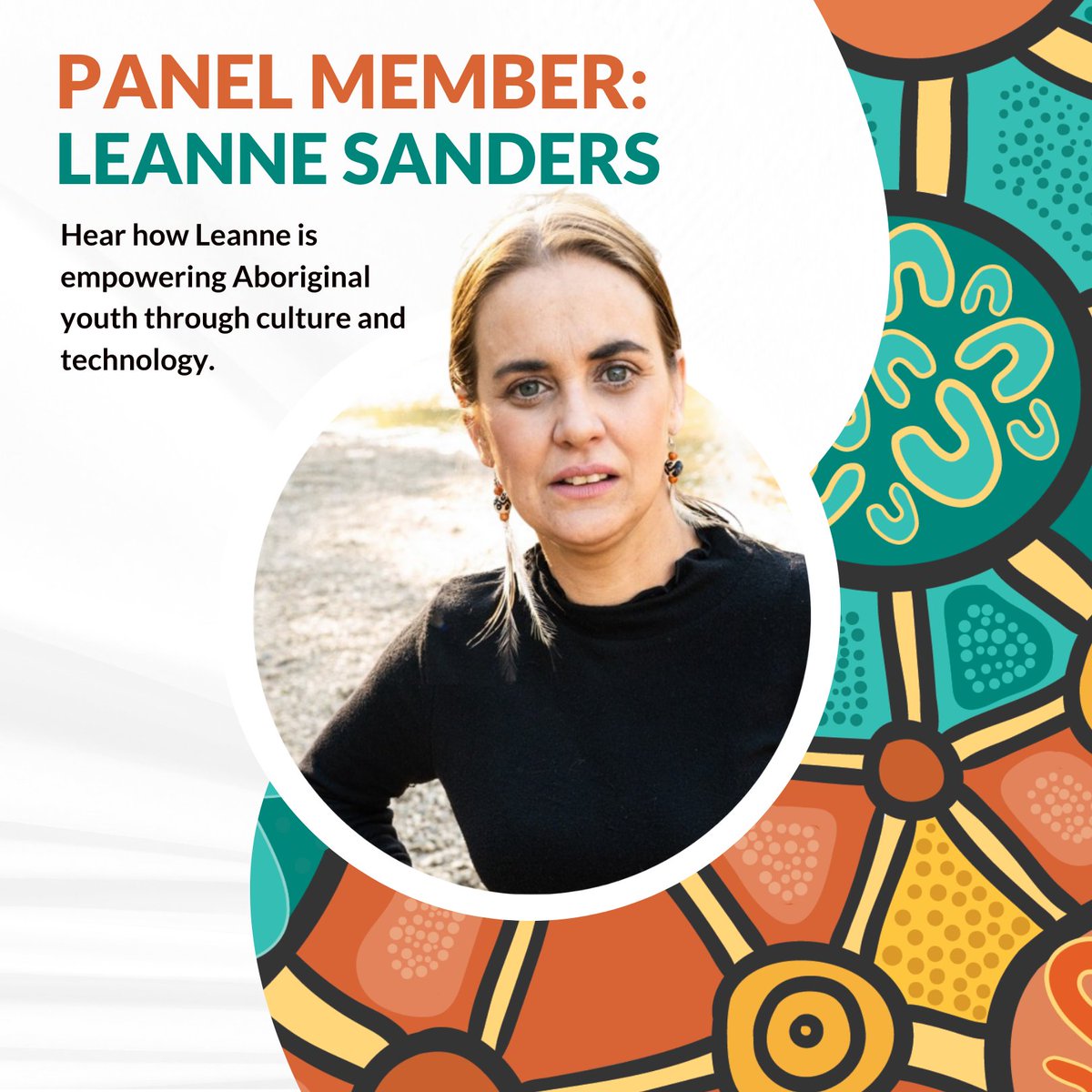 Meet Leanne Sanders, founder of Visual Dreaming and a proud Kamilaroi, Tati Tati, Wadi Wadi, and Mutti Mutti woman. Join our event to hear how she empowers First Nations' leaders. Register: eventbrite.com.au/e/new-research… #IndigenousYouth #Technology #CulturalIdentity