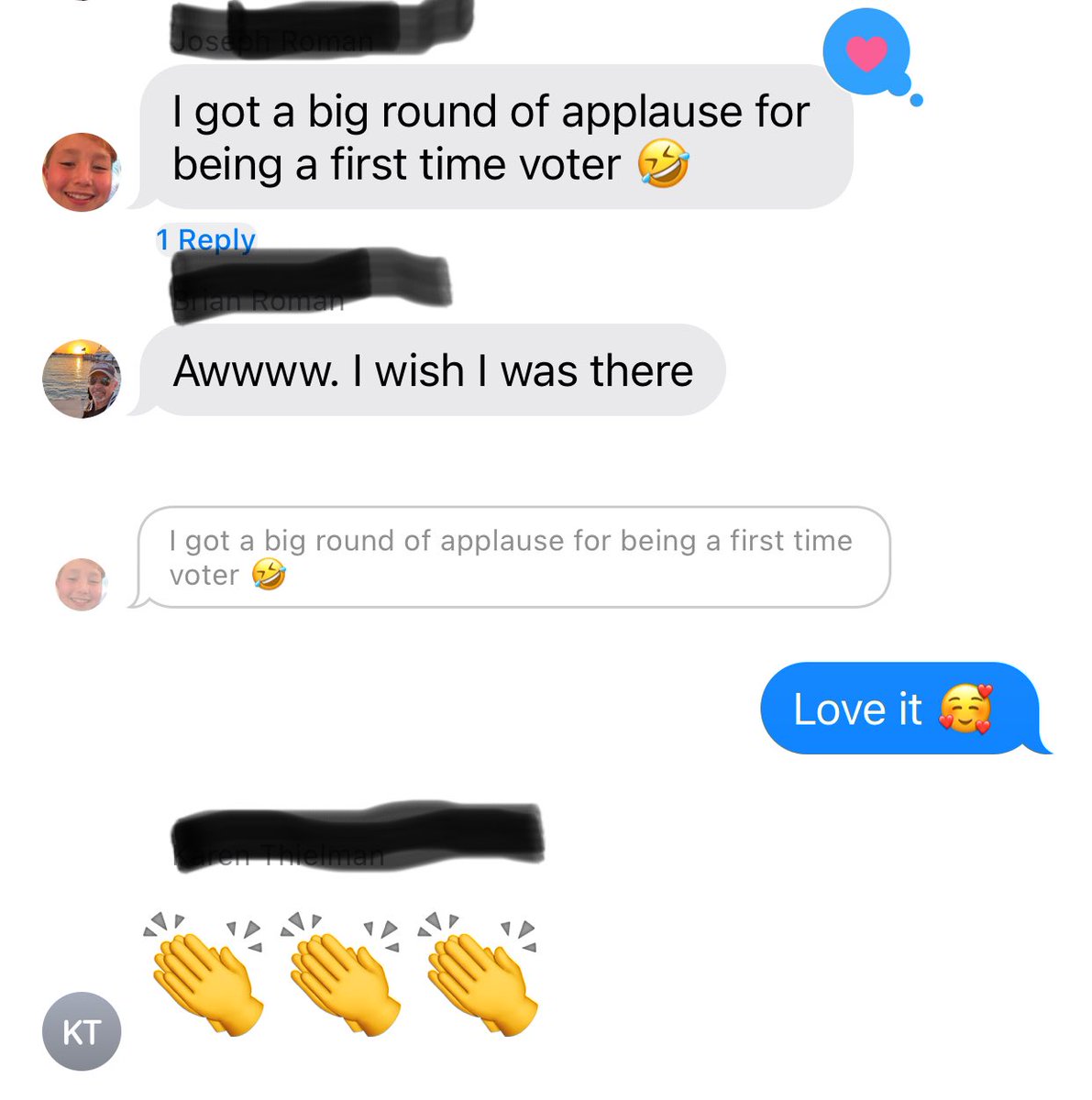 My nephew voted for the first time today! The family was very excited for him 😊 <a href="/Vegalteno/">Luis A. Miranda, Jr.</a> I knew you’d be happy about this too.