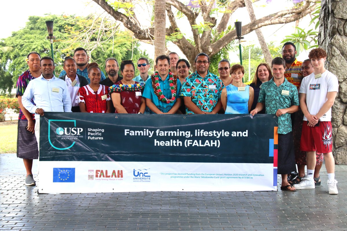 UniSouthPacific's tweet photo. A two-day workshop hosted by USP through the Family Farming, Lifestyle and Health (FALAH) Project is currently underway with the theme ‘Traditional knowledge and Local Practices of Food Systems in the Pacific (Terrestrial & Marine Ecosystems).’
#TeamUSP #TraditionalKnowledge https://t.co/Pk1L2XjVK2