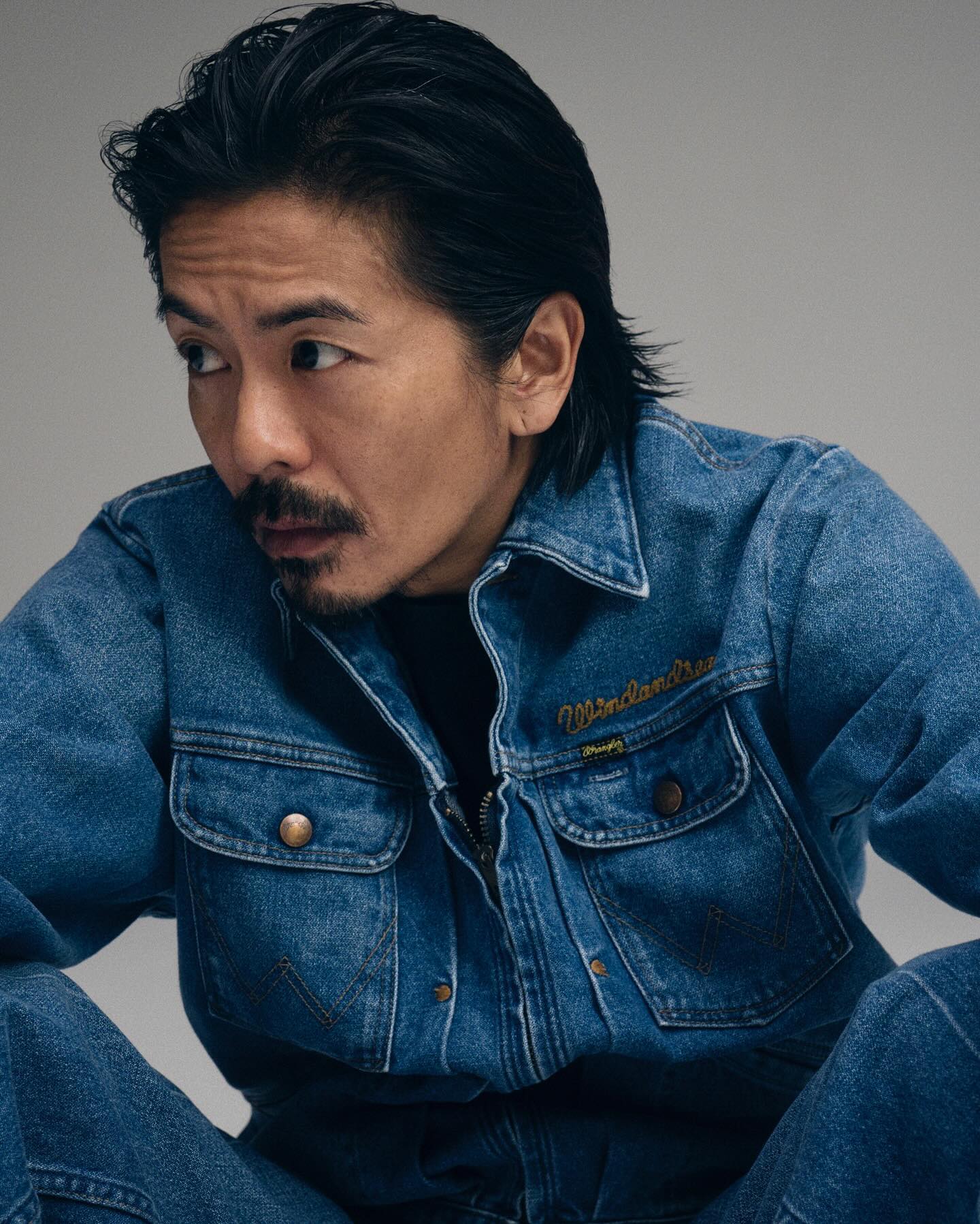『コラボ』　ウィンダンシー× ゴッドセレクション　ラガーシャツ　太ボーダー　M ウィンダンシーとゴッドセレクションXXXのコラボが48時間限定