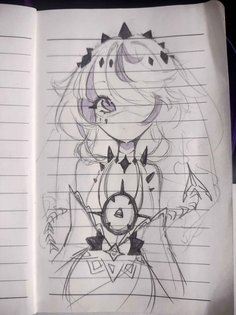 Primal_Lazuli's tweet image. The first ever created Specter Drone (My Drone Species), Archlys! &amp;lt;33

#murderdrones #murderdronesocs