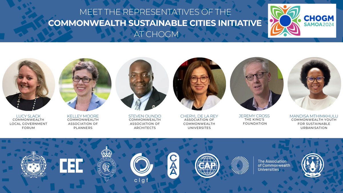 Proud to represent <a href="/CAPplanners/">CommonwealthPlanners</a> at #CHOGM2024 alongside our Commonwealth Sustainable Cities Initiative partners. #CSCI #CYSU  <a href="/The_ACU/">The Association of Commonwealth Universities</a> <a href="/Comarchitect/">Commonwealth Association of Architects</a> <a href="/CLGF_News/">CLGF</a> <a href="/KingsFdn/">The King's Foundation</a> #CEC