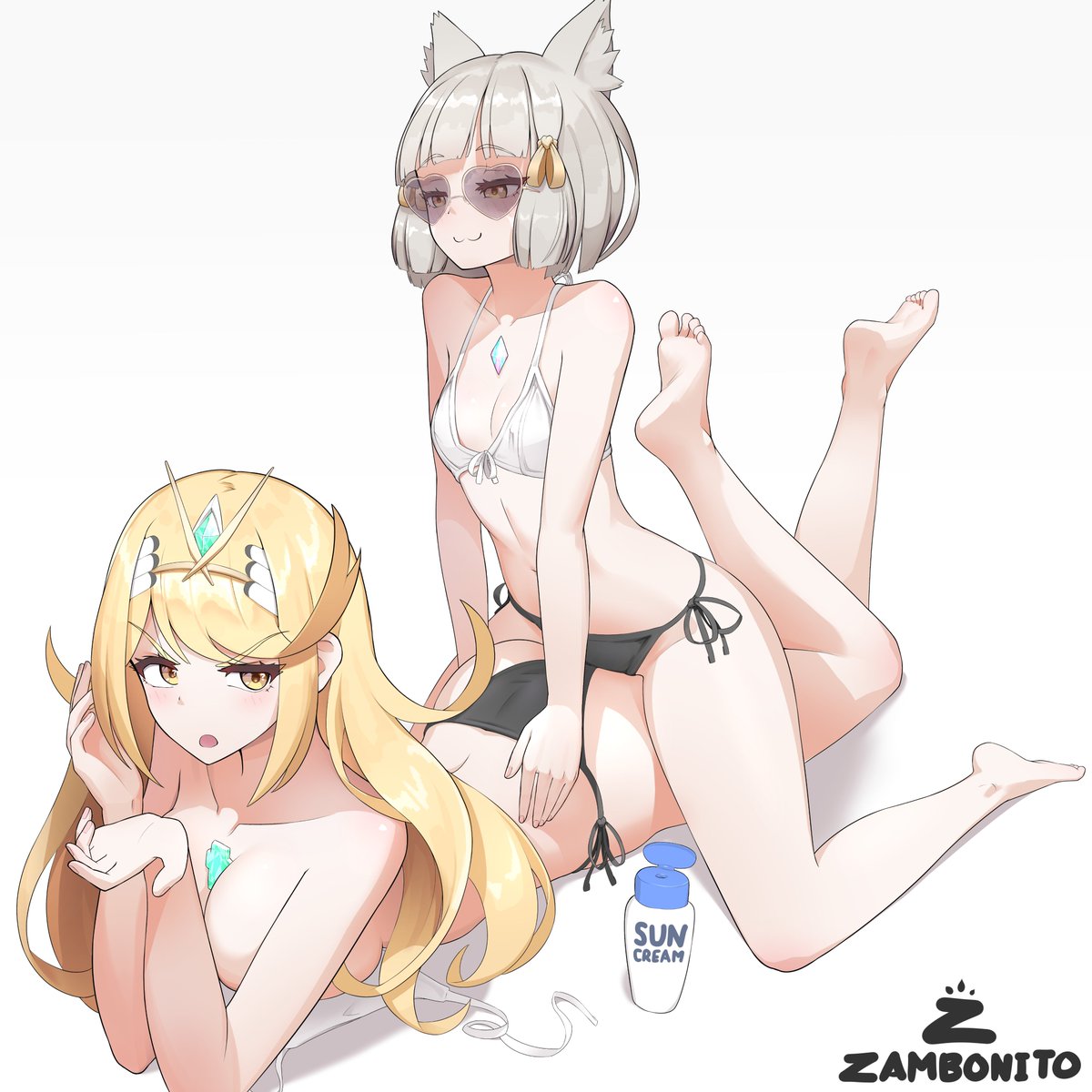 Zambonito1's tweet photo. The sunscreen incident 😳 https://t.co/bWhyZl8cD6