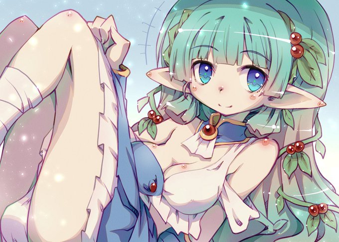 草が生えるエルフ 