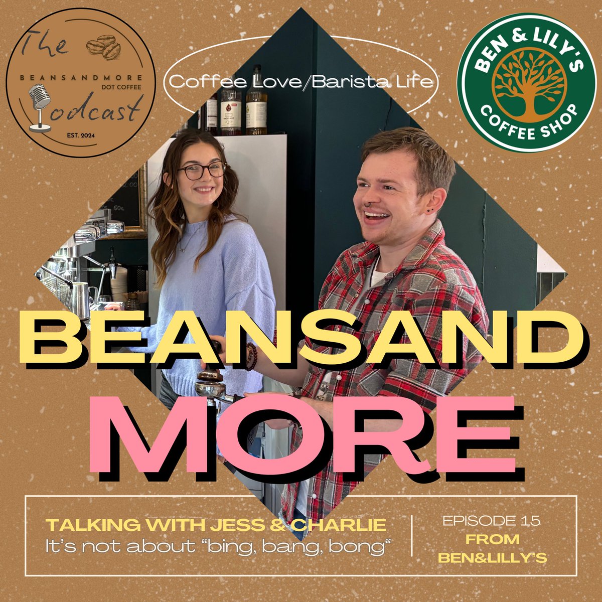 Charlie &amp; Jessica, baristas at Ben &amp; Lily's Coffee discuss their journey into coffee, the importance of community, &amp; the personal connections made over each cup. With humor &amp; heart, they highlight the care &amp; passion in every brew. Like, Follow, &amp;Share wherever you listen #podcast