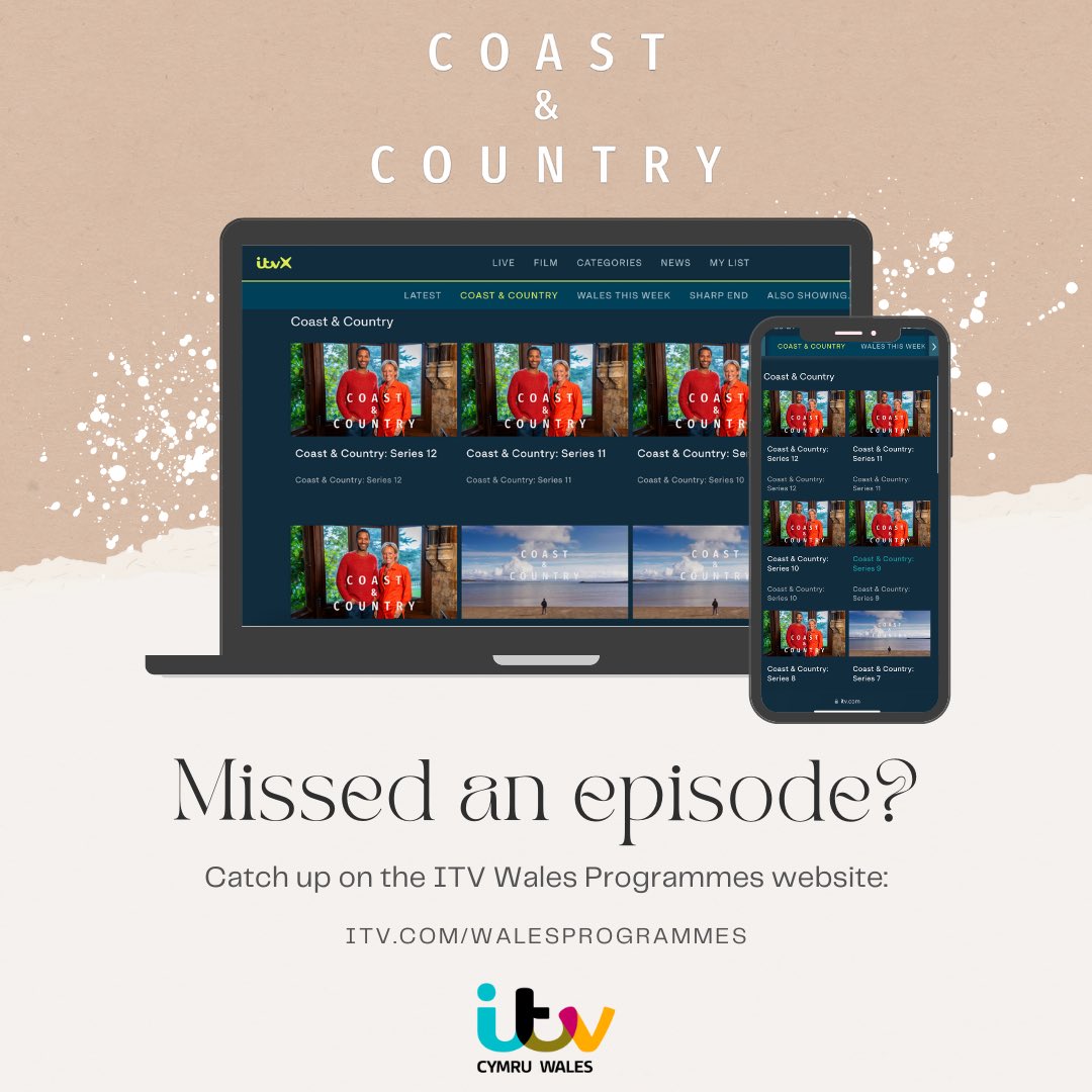 Missed an episode of Coast &amp; Country? Catch up on the ITV Wales Programmes website: itv.com/walesprogrammes