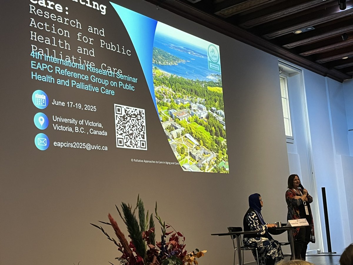 Libby Sallnow (@libby_sallnow) on Twitter photo <a href="/farzanakhan04/">Farzana Khan</a> and <a href="/KStajduhar/">Kelli Stajduhar</a> delivering a hard hitting plenary about what structural vulnerability means for palliative care - it exists in different ways in different communities but it exists everywhere - it must be core to responses
And a conf ad for 2025 Canada!
#phpci2024 <a href="/farzanakhan04/">Farzana Khan</a> and <a href="/KStajduhar/">Kelli Stajduhar</a> delivering a hard hitting plenary about what structural vulnerability means for palliative care - it exists in different ways in different communities but it exists everywhere - it must be core to responses
And a conf ad for 2025 Canada!
#phpci2024