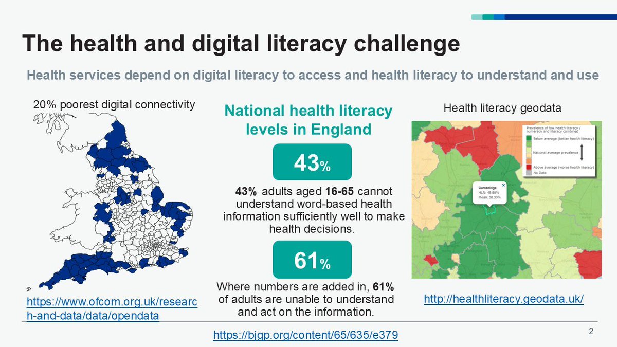 Want to know more about the levels of health literacy in our Trust's region?

Visit healthliteracy.geodata.uk to view estimates of health literacy for the local authorities we serve, including York, Scarborough, Selby, and Ryedale. 

#HealthLiteracyMonth