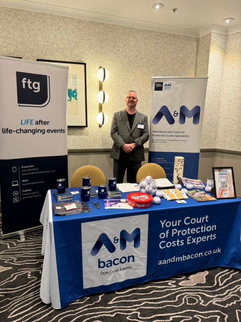 Paul Cruickshanks and Jenny Walmsley are representing us today at the <a href="/AvMAuk/">AvMA</a> Court of Protection Conference in Leeds! If you're attending, don’t forget to stop by our stand and say hello. We’ve got some great goodies and giveaways waiting for you!

<a href="/FrenkelTopping/">Frenkel Topping Group</a>