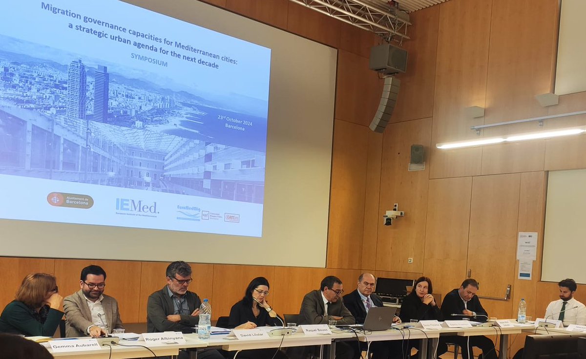 IEMed (@iemed_) on Twitter photo Enhancing the capacities and role of #Mediterranean #cities in #migration_governance is the goal of a project by <a href="/EuroMedMig/">EuroMedMig</a> <a href="/GritimUpf/">Gritim-upf</a>, IEMed, & <a href="/bcn_ajuntament/">Ajuntament de Barcelona</a>.
Today, <a href="/UPFBarcelona/">UPF Barcelona</a> hosts a meeting with #Med cities reps', int'l organisations & experts.
iemed.org/events/symposi… Enhancing the capacities and role of #Mediterranean #cities in #migration_governance is the goal of a project by <a href="/EuroMedMig/">EuroMedMig</a> <a href="/GritimUpf/">Gritim-upf</a>, IEMed, & <a href="/bcn_ajuntament/">Ajuntament de Barcelona</a>.
Today, <a href="/UPFBarcelona/">UPF Barcelona</a> hosts a meeting with #Med cities reps', int'l organisations & experts.
iemed.org/events/symposi…
