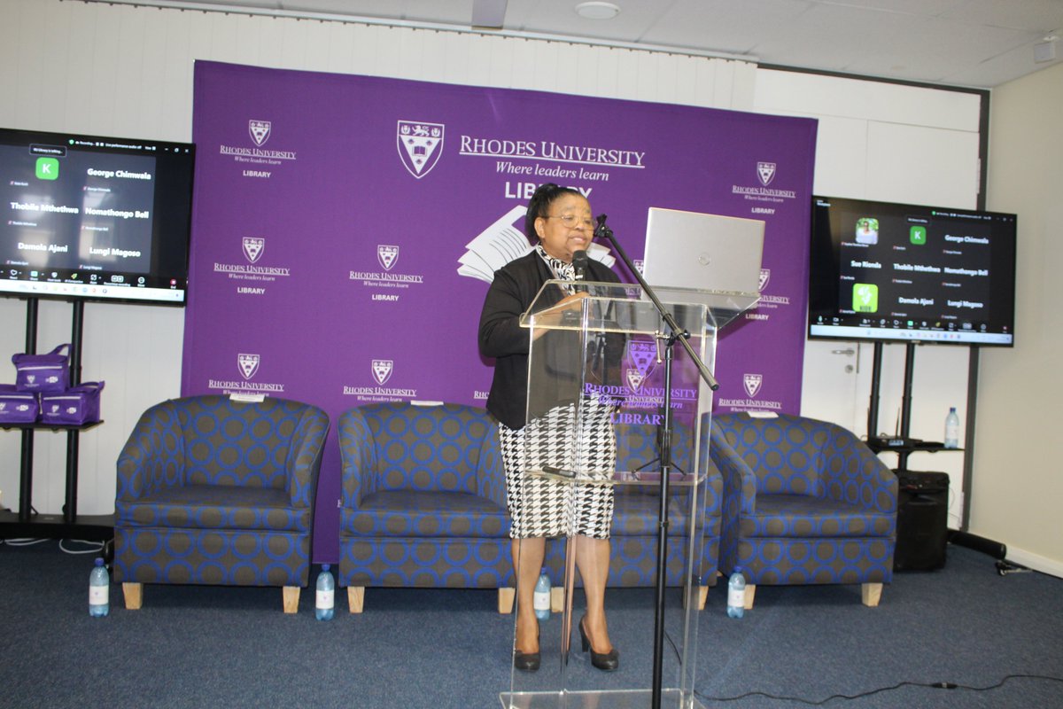 RhodesLibrary's tweet image. Our Research Day has begun! The Library Director welcomed attendees, and the Programme Director introduced the DVC of Research &amp;amp; Innovation. In her keynote, the DVC highlighted the future of research and the power of collaboration.