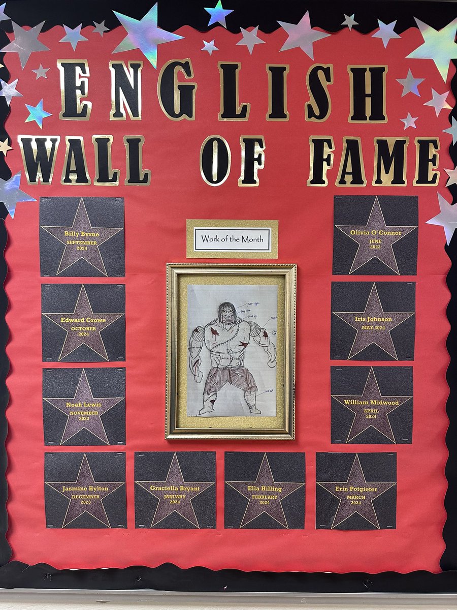 Well done to EC for becoming our newest English Wall of Fame member. What a fantastic depiction of Frankenstein’s monster 🧟‍♂️ 
<a href="/ChelmerValleyHS/">Chelmer Valley High School</a>