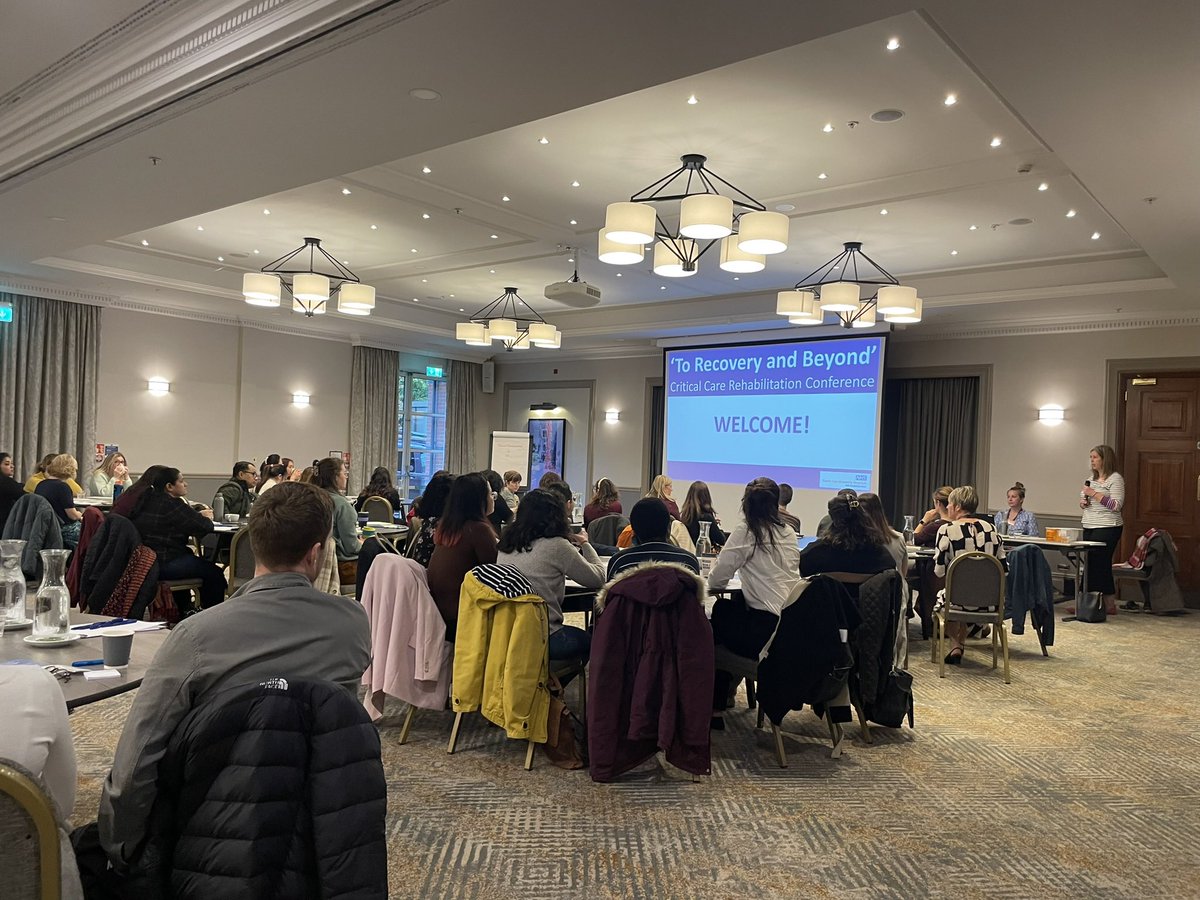 Lisa Enoch (@lisaenoch1) on Twitter photo And they are off! Critical Care MDT rehabilitation conference.
“To Recovery and beyond” <a href="/CUH_NHS/">Cambridge University Hospitals NHS</a> <a href="/CUH_CritCare/">CUH adult critical care</a> And they are off! Critical Care MDT rehabilitation conference.
“To Recovery and beyond” <a href="/CUH_NHS/">Cambridge University Hospitals NHS</a> <a href="/CUH_CritCare/">CUH adult critical care</a>