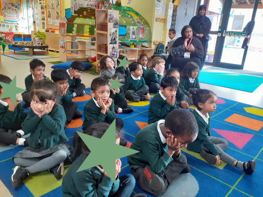 This week in Nursery, we continued looking at our feelings through our book, 'The Colour Monster'. We went through all the different feelings including happy, sad, angry, scared and love.