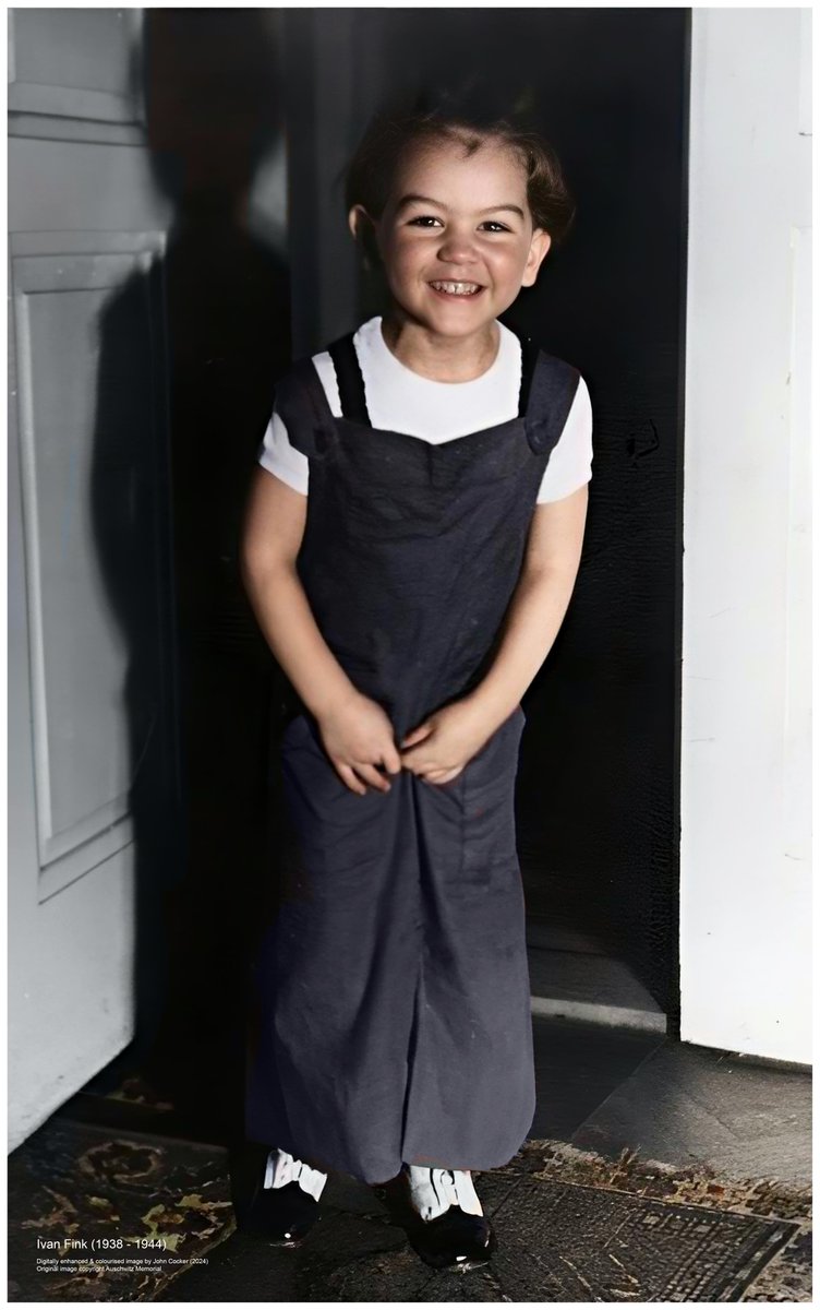 On this day in 1944, a 6 year old Czech Jewish boy was deported from Theresienstadt to Auschwitz with his mother. They were murdered in the gas chamber after selection. His name was Ivan Fink

Please support <a href="/AuschwitzMuseum/">Auschwitz Memorial</a> reach 2m followers