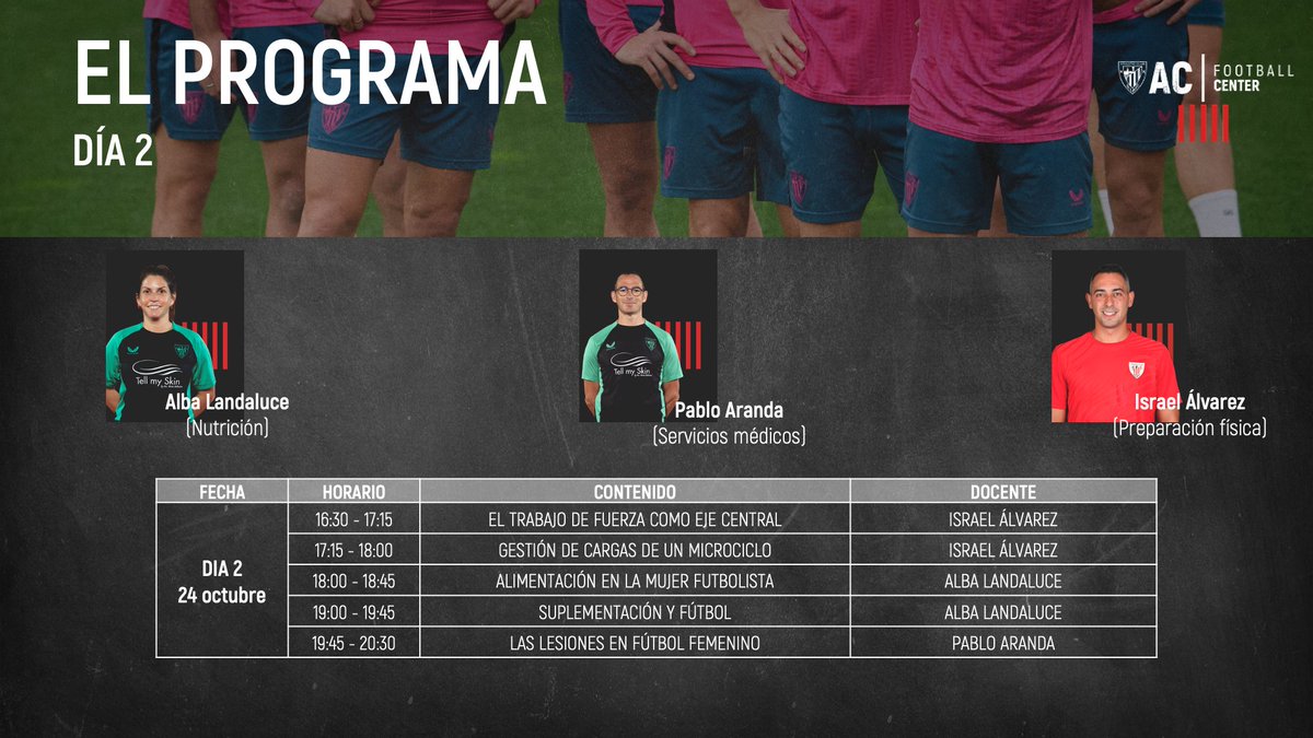 AC|FC - Athletic Club Football Center (@ac_fcenter) on Twitter photo Sesión  de <a href="/AC_FCenter/">AC|FC - Athletic Club Football Center</a> 🔴⚪️
✔️ Trabajo de FRZ
✔️ Gestión de cargas
✔️ Alimentación
✔️ Suplementación
✔️ Lesiones
🔋 Con ganas de vivir este 2º día de congreso Online Sesión  de <a href="/AC_FCenter/">AC|FC - Athletic Club Football Center</a> 🔴⚪️
✔️ Trabajo de FRZ
✔️ Gestión de cargas
✔️ Alimentación
✔️ Suplementación
✔️ Lesiones
🔋 Con ganas de vivir este 2º día de congreso Online