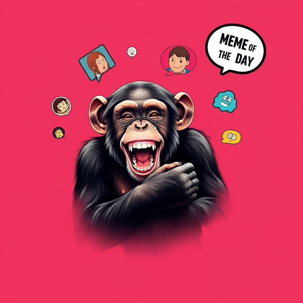 ChimpsBase's tweet photo. 🌟 "It’s time to share the laughs! What’s your favorite meme? Drop it in the comments with #ChimpBaseMemes and get a chance to be featured on our page! Let’s see who has the funniest memes in the jungle!" 🐒🍌🎉 https://t.co/S6OKNzDENQ