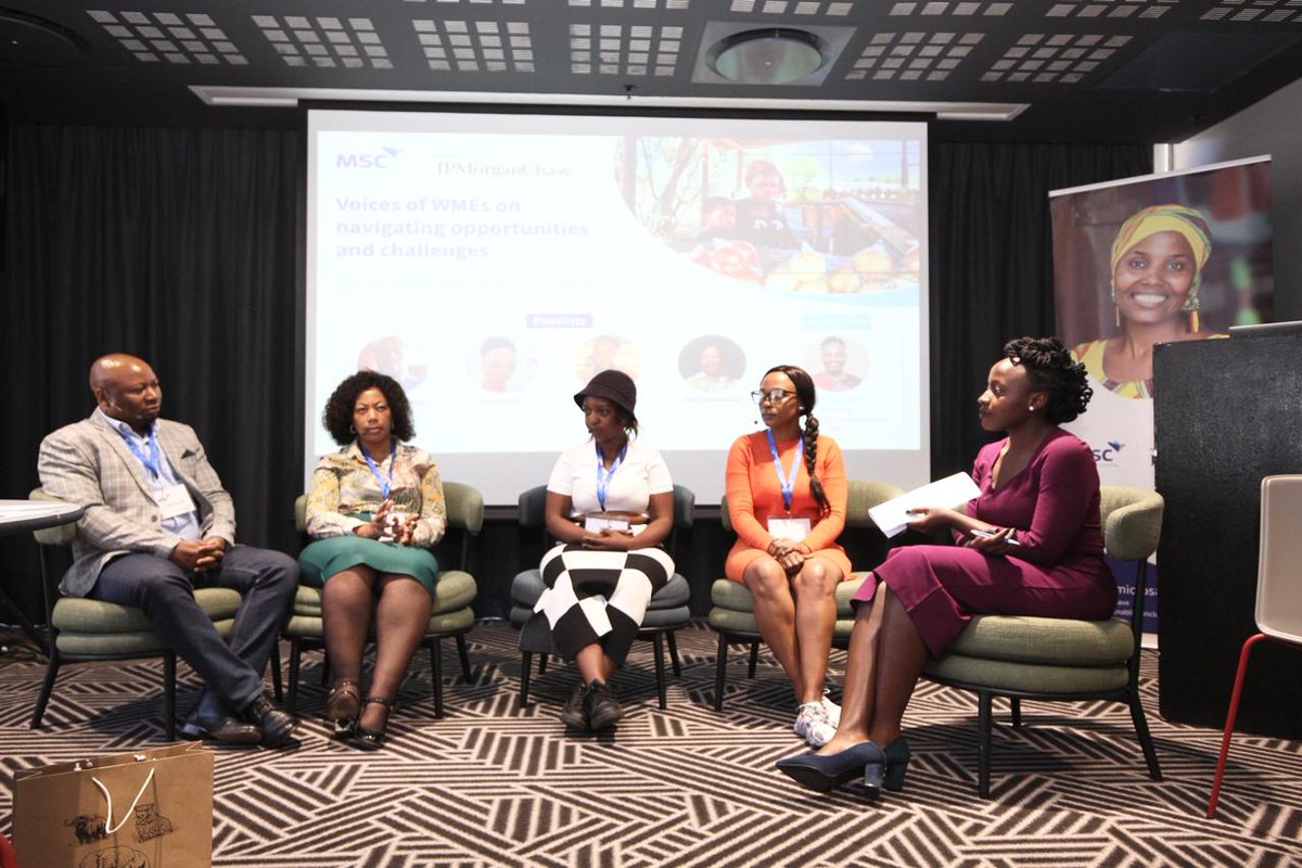 MicroSave's tweet image. MSC, with @jpmorgan’s support, is hosting an event in Gauteng, #SouthAfrica, to present survey findings on #WMEs’ financial health in Gauteng. Panelists will explore gaps &amp;amp; opportunities to serve these #women across manufacturing, trade, &amp;amp; services industries. #InclusiveEconomy