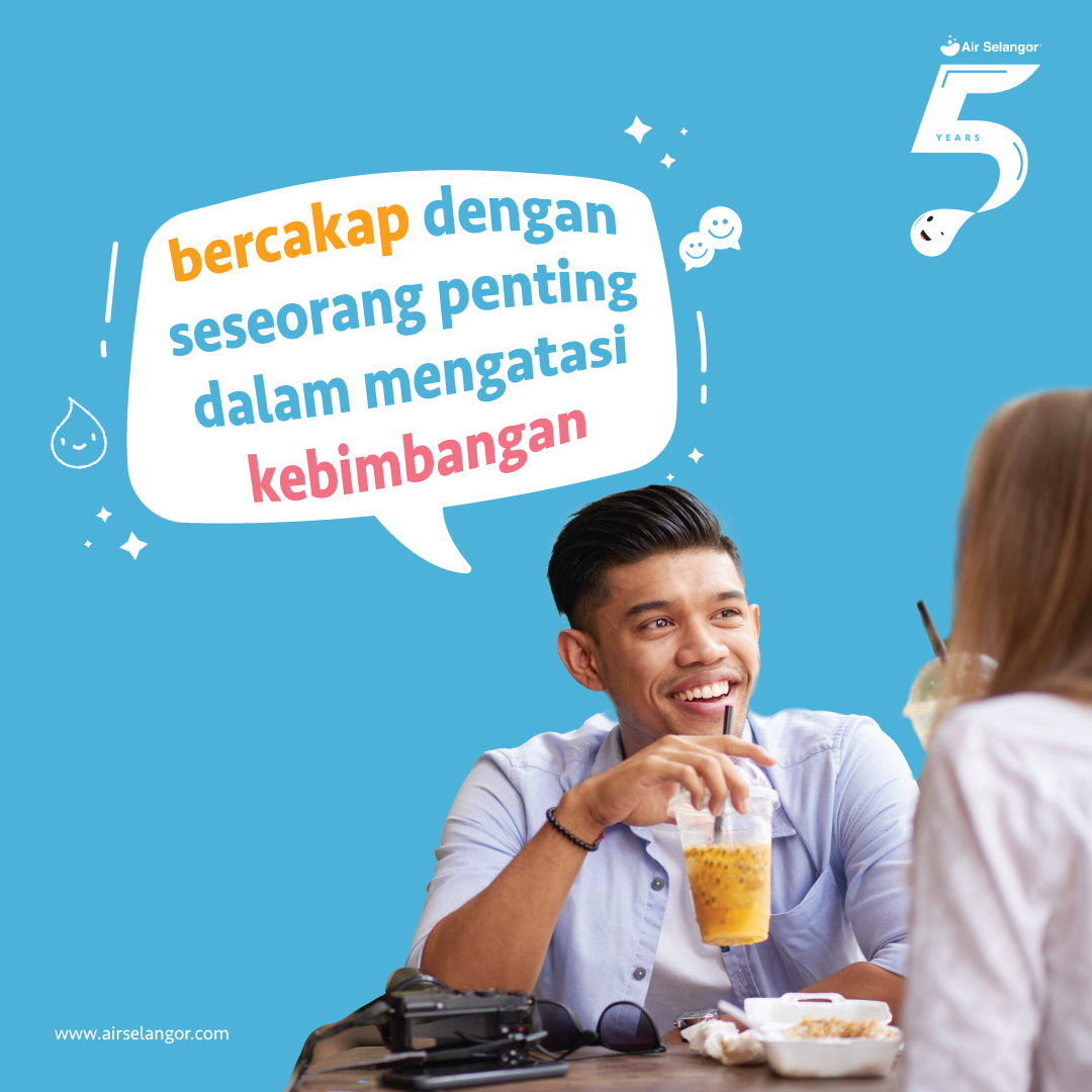 air_selangor's tweet photo. Meluahkan perasaan kepada orang yang dipercayai untuk berkongsi kebimbangan dan masalah dapat menenangkan fikiran.

Ingatlah, anda tidak bersendirian dalam mengharungi liku-liku kehidupan. Utamakan kesejahteraan mental untuk kehidupan yang lebih sejahtera dan bahagia.

Layari https://t.co/xQjLvQAY3H untuk maklumat lanjut mengenai kempen kesihatan mental ini

Sumber: https://t.co/JzNGwmBv3x