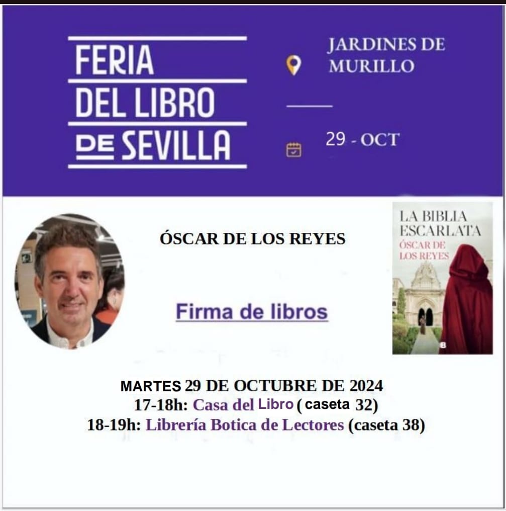 Y ahora... ¡¡ SEVILLA !!
<a href="/penguinlibros/">Penguin España 🐧📚</a> <a href="/penguincrimen/">Penguin Crimen 🔫🕵 #AdictosAlCrimen</a> <a href="/EdicionesB_/">Ediciones B</a> <a href="/EditabundoA/">Editabundo Agencia Literaria</a> <a href="/Editabundo/">Pablo Álvarez</a> <a href="/casadellibro/">Casa del Libro</a> <a href="/LibreriaBotica/">Librería Botica de Lectores</a>