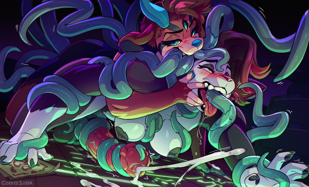 𝗘𝗹𝗱𝗿𝗶𝘁𝗰𝗵 𝗟𝗼𝘃𝗲 𝗠𝗼𝗻𝘀𝘁𝗲𝗿
A spooky Eldritch Kahvi having some fun with LeoDaModeler's girl, Stella!