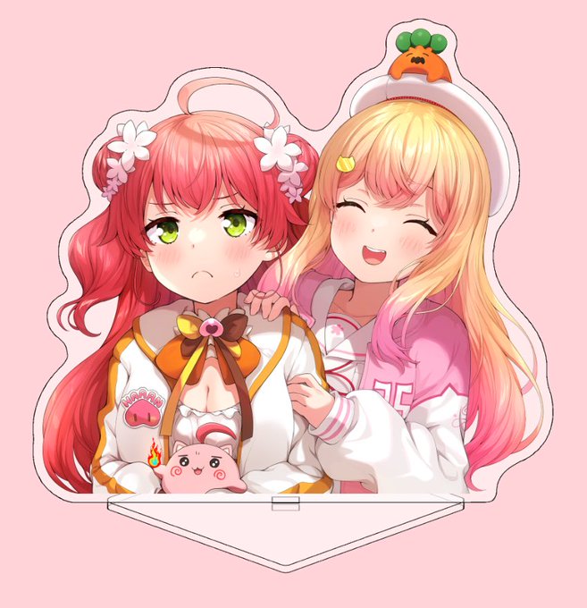 ホロクルで頒布予定の桃鈴家アクスタ〜!!
#ホロクル8th #ホロクル 