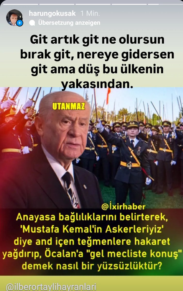 Ne yapalım elimizden ne gelir, Ben bunun %7 oy aldığına şaşıyorum, peşinden gidenlere saşıyorum,  demeçlerine değil. Allaha kalmış bu Ülkenin kurtuluşu.